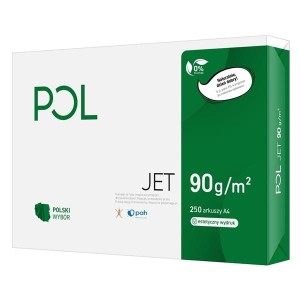 Papier ksero biały A4/90 klasa A Cie166 POLJET 250szt.