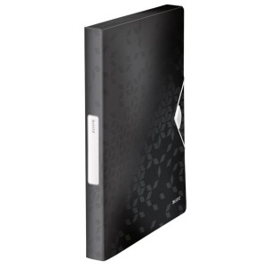 Teczka z gumką LEITZ WOW 30mm czarna /46290095/