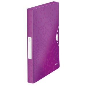 Teczka z gumką PP LEITZ WOW 30 mm fioletowa /46290062/