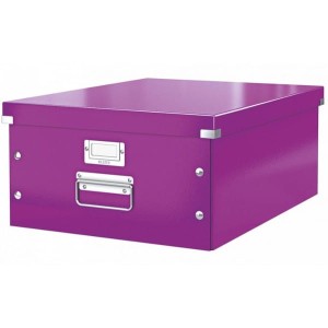 Pudło LEITZ CS uniwersalne duże fioletowe /60450062/