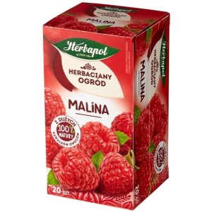 Herbata owocowa ekspresowa HERBAPOL HERBACIANY OGRÓD malina zawieszka 20szt.