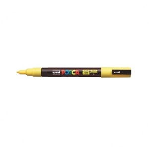 Marker z farbą plakatową krągły 0,9-1,3mm UNI POSCA PC-3M żółty NR 2 1szt. /UNPC3M/DZO/ /138419/