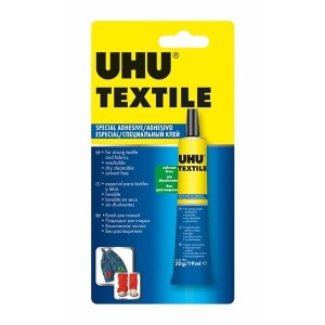 Klej w tubie 19ml do tekstyliów UHU blister /40300 UHU/