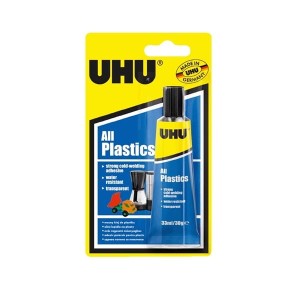 Klej w tubie 33ml do plastiku UHU ALL PLASTICS blister /37595 UHU/