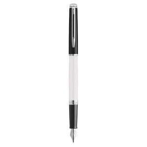 Pióro wieczne WATERMAN HMSPH24 BLACK WHITE CT FP M GB białe /2202844/