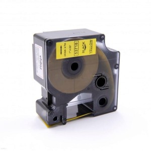 Taśma DYMO D1 24mm/7m podkład żółty nadruk czarny 53718 /S0720980/