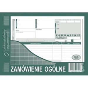 Druk "Zamówienie Ogólne" MICHALCZYK I PROKOP A5 /331-3/