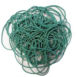 Gumki recepturki 80x1,5x1,5mm dł.13cm EMERSON zielone 1kg /GUREGR80X1.5x1.5/