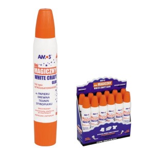 Klej w płynie dwustronny AMOS WHITE CRAFT 34 ml /130-1488/