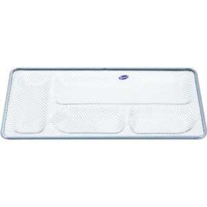 Przybornik na biurko płaski GRAND srebrny /120-1136/