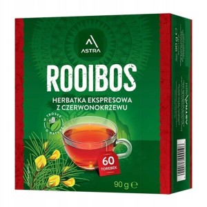 Herbata czerwona ekspresowa ASTRA ROOIBOS 60szt.