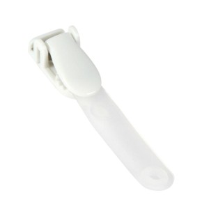 Klips do identyfikatora ARGO CT 710 P plastikowy biały 100szt. /601181/