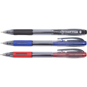 Długopis Automatyczny UNI-MAX FAB 0,7mm Czerwony /0440-0006-05/