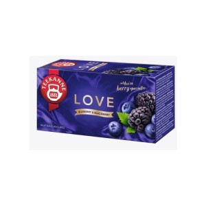 Herbata owocowa kopertowana TEEKANNE LOVE BLUEBERRY  BLACKBERRY borówka z jeżyną 20szt. /76188/