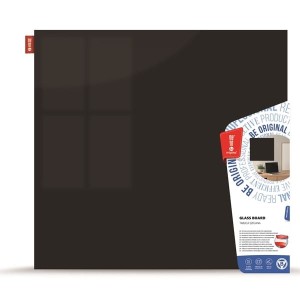 Tablica szklana magnetyczna  90x120cm MEMOBE czarna /SZM129/C/ /MSZ120090-31/