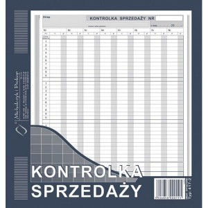 Druk "Kontrolka Sprzedaży" 2/3 A4 MICHALCZYK I PROKOP 417-2