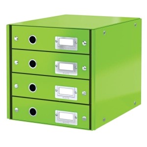 Pojemnik LEITZ WOW CS z 4 szufladami zielony /60490054/