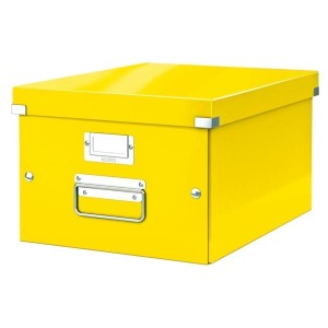 Pudło LEITZ CLICKSTORE uniwersalne średnie WOW żółte /60440016/