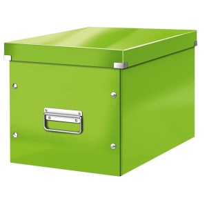 Pudło LEITZ WOW CS uniwersalne L 300x300x330mm zielone /61080054/