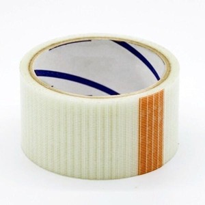 Taśma papierowa zbrojona wzmacniana krzyżowo włóknem szklanym PE 48x50 transparentna 1szt. /FGPETAPE/HT/48/50/