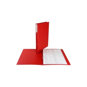 Segregator A4/30 ringowy 2R BIURFOL czerwony na akta /TD-11-04/