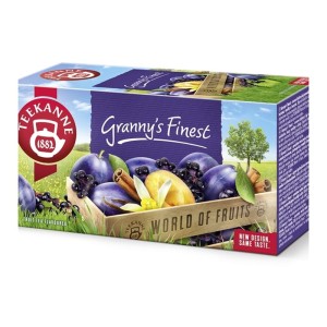 Herbata owocowa kopertowana TEEKANNE GRANNY-S FINEST cynamon czarny bez wanilia i śliwka 20szt /60641/