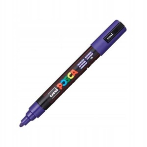 Marker z farbą plakatową okrągły 1,8-2,5mm UNI POSCA PC-5M atramentowy NR 10 1szt. /UNPC5M/DAT/ /177303/