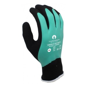 Rękawice dziane MCR TORNADO HYDRAGRIP rozmiar XL/10 zielone 2szt. /BH-GP1076LD3ABK-10/