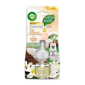 Odświeżacz elektryczny AIR WICK Kokos i Kwiat Migdałowca/Paradise Retreat zapas