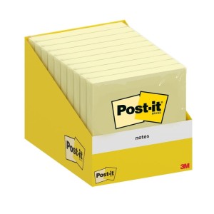 Notes samoprzylepny 76x76mm 100 kartek żółty kanarkowy 3M POST-IT 1szt./3M-3134375014021/