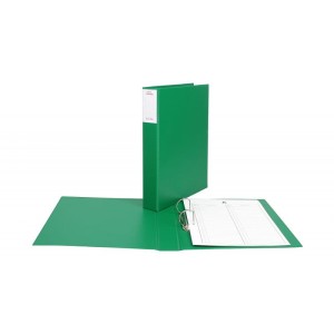 Segregator A4/65 ringowy 4R/D-52 BIURFOL ciemny zielony ofertowy panorama /SE-49-05/