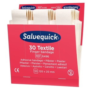 Plastry tekstylne CEDERROTH SALVEQUICK długie 120x20mm 30szt.  /6496/