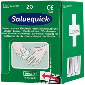 Chusteczki dezynfekujące/myjka do ran CEDERROTH SALVEQUICK 20szt. /323700/