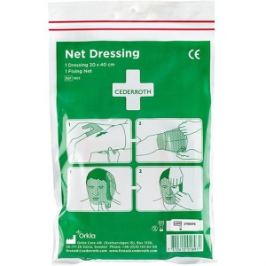 Kompres CEDERROTH z siatką do podtrzymywania 20x40cm 1szt. /1893/