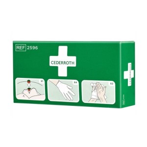 Zestaw ochronny CEDERROTH do resuscytacji 7 elementów 1szt. /2596/