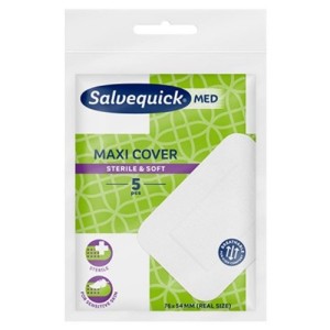 Opatrunek sterylny SALVEQUICKMED MAXI COVER 5szt.1szt. /658024/