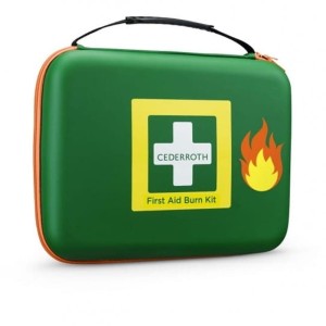Apteczka przenośna CEDERROTH FIRST AID BURN KIT na oparzenia 30,5x24,5x8,6cm z wyposażeniem 1szt. /51011013/