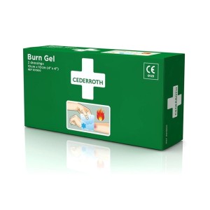 Opatrunek hydrożelowy/żel na oparzenia CEDERROTH BURN GEL DRESSING 10x10cm 2szt. /901900/