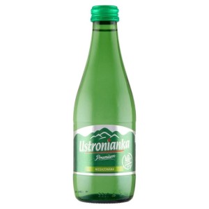 Woda źródlana 330ml niegazowana USTRONIANKA PREMIUM butelka szklana 12szt.