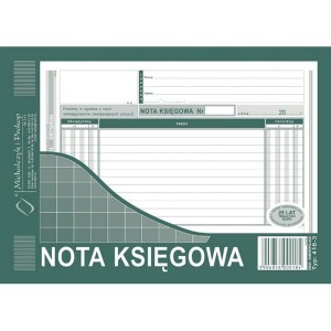 Druk "Nota Księgowa" MICHALCZYK I PROKOP A5 416-3