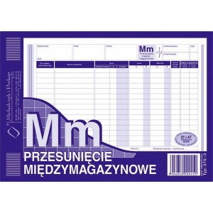 Druk "Przesunięcie Międzymagazynowe" A5 MICHALCZYK I PROKOP 375-3