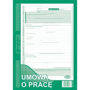 Druk "Umowa o Pracę" A4 MICHALCZYK I PROKOP /500-1/