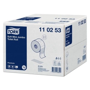 Papier toaletowy JUMBO makulatura 2-warstwowy biały 170m TORK PREMIUM 12szt. /110253/