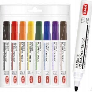 Marker suchościeralny okrągły 2,0mm TOMA 260 8 kolorów 1szt. /TO-260-08/