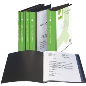 Teczka/album ofertowy A4/10 PP Q-CONNECT czarny /KF01263/