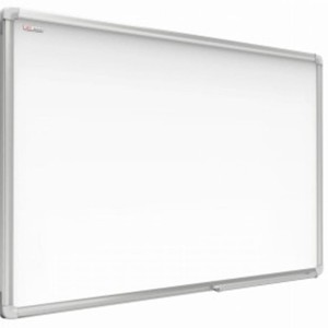 Tablica magnetyczna suchościeralna rama aluminiowa 100x120cm PREMIUM EXPO biała + zestaw akcesoriów /EX1210+MMG/