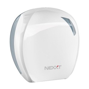 Pojemnik na papier toaletowy NEXXT MINI JUMBO PREMIUM biały /NHP11DPW/