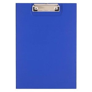 Deska z klipem A4 zamykana D RECT PCV niebieska /009088/