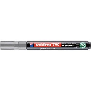 Marker olejowy okrągły 2-3mm EDDING E-790 PCR srebrny 1szt. /ED-790PCR054/