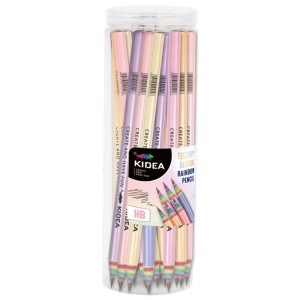 Ołówek drewniany HB KIDEA tęczowy 1szt. /TEOKA/